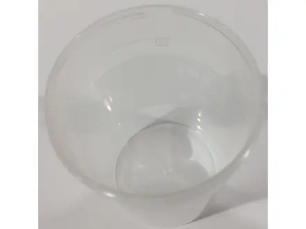 Pot d'échantillon en PP transparent avec bouchon à vis, 150 ml
