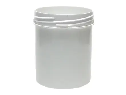 Pot monstre à visser PP blanc