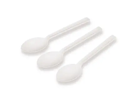 Sterile PE white sample spoon