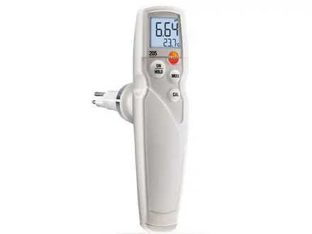 testo 205 pH-meter en thermometer met insteeksonde