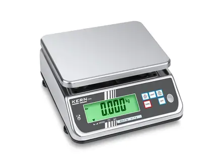 Balance de table Kern FXN 3K-4N en acier inoxydable