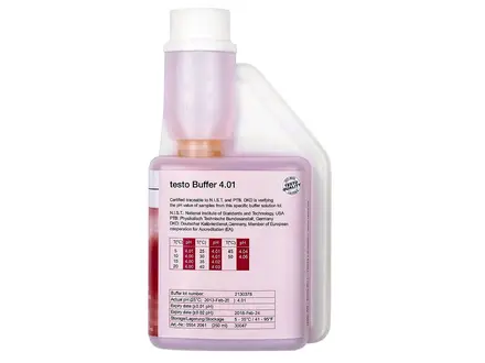 testo kalibratieoplossing met certificaat in doseerfles 250 ml
