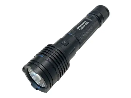 NightSearcher Explorer 1200 LED flashlight USB rechargeable