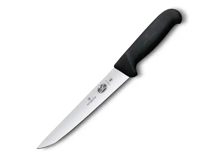 Couteau de poche Victorinox Fibrox 5.5503.18, lame de 18 cm, noir