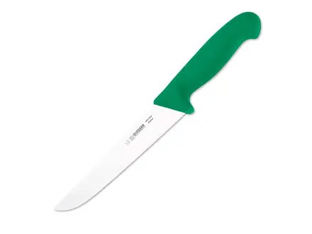 Couteau de boucher Giesser 4025-18, lame de 18 cm, vert