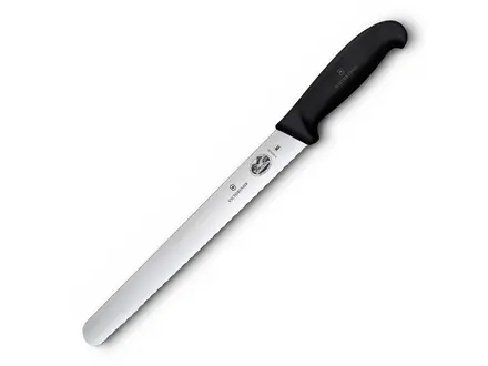 Couteau à pain dentelé Victorinox Fibrox 5.4233 noir
