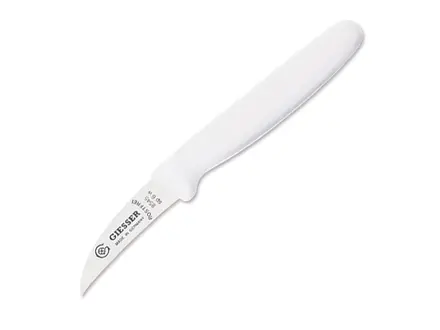 Couteau à tourner Giesser 8545 sp, lame de 6 cm, blanc