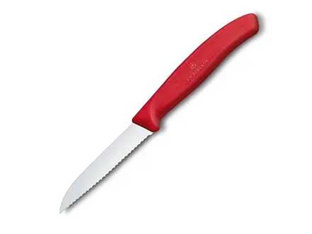 Victorinox 6.7431 serrated vegetable knife 8 cm red