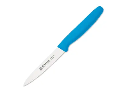 Couteau à légumes Giesser 8315 sp, lame de 10 cm, bleu clair