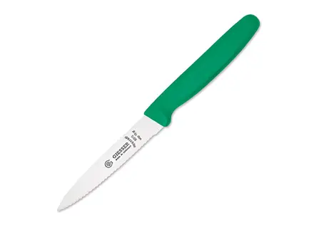 Giesser 8315 wsp serrated vegetable knife 10 10 cm green