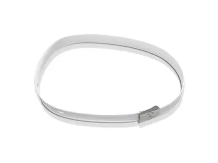 Plastic knife holder for 1 knife complete with strap white