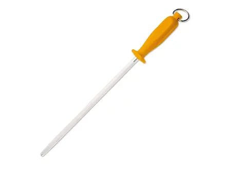 Giesser 9924 round sharpening steel 31 cm yellow