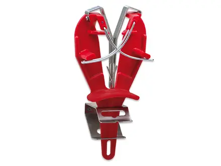 Affûteur de couteaux Sharp Easy avec support de fixation rouge