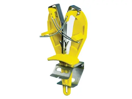 Messenslijper Sharp Easy met bevestigingsbeugel geel