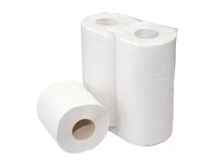 Papier toilette Euro Products en cellulose, 2 couches, 400 feuilles, blanc