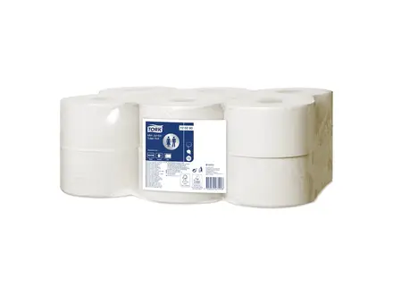 Papier toilette Tork Mini Jumbo Advanced T2 2 plis 170 mètres blanc