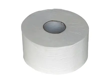 Papier toilette Euro Products Mini Jumbo en cellulose, 2 plis, 180 mètres, blanc