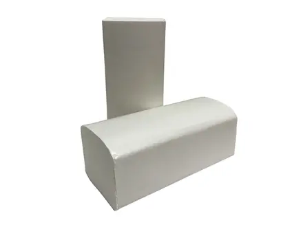 Essuie-tout Euro Products en papier plié en Z, 1 pli, recyclé, 230 x 250 mm, blanc