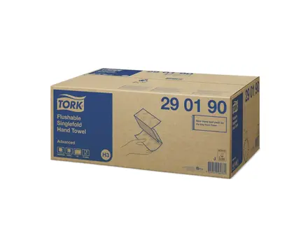 Tork soluble paper towels Z-fold H3 2-ply white
