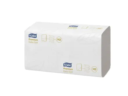 Essuie-tout Tork Xpress extra doux, pliables, 2 plis, blancs
