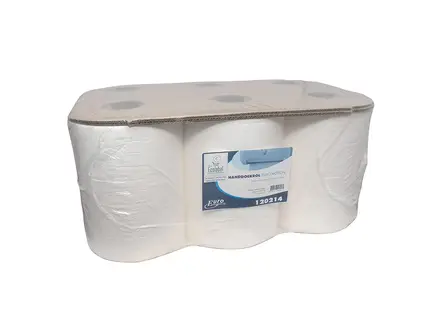 Euro Products Motion cellulose paper towel roll 2-ply glued 140 meters white