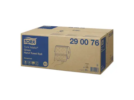Tork Matic handdoekrol Advanced 2-laags H1 groen