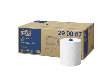Rouleau d'essuie-tout Tork Matic Soft Advanced 2 plis H1 blanc