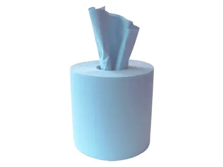 Euro Products cleaning paper midi coreless 1-ply recycled 300 meters blue