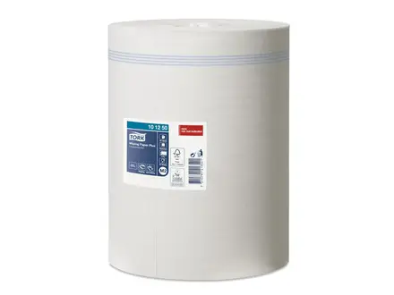 Rouleau de papier de nettoyage Tork Wiping Paper Plus midi M2 2 plis 160 mètres blanc