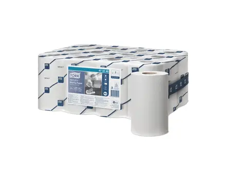 Papier de nettoyage Tork Reflex Mini Centerfeed 1 couche Advanced M3 blanc