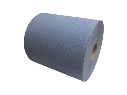 Euro Products industrial cleaning paper roll 2-ply recycled 380 meters blue