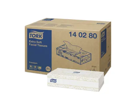 Mouchoirs en papier Tork extra doux 2 plis F1 blancs