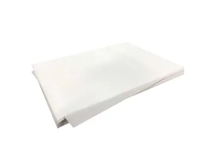 Feuilles de papier sulfurisé en silicone 60 x 40 cm blanches