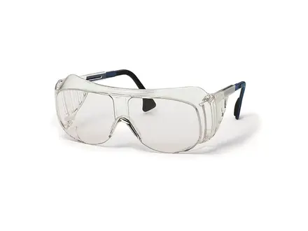 Lunettes de protection Uvex 9161-005 en polycarbonate transparent, à porter sur les lunettes