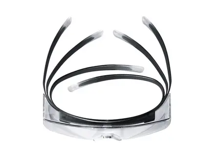 Uvex Super OTG 9169065 over-the-glasses polycarbonate clear blue