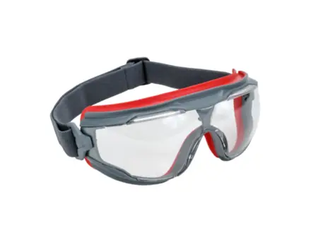 3M Goggle Gear 500 wide-view goggles Scotchgard K&N polycarbonate clear ventilated