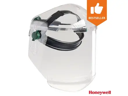Visière de protection faciale Honeywell Perforama Nova, revêtement en acétate transparent 4A