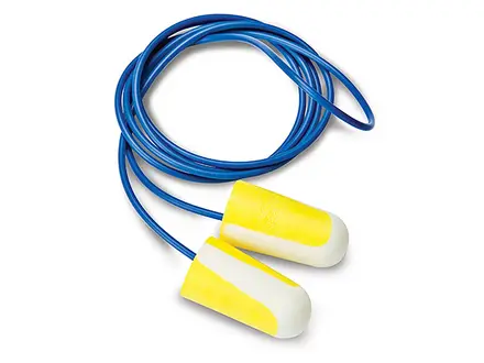 Bouchons d'oreille en mousse Howard Leight Bilsom 304 avec cordon