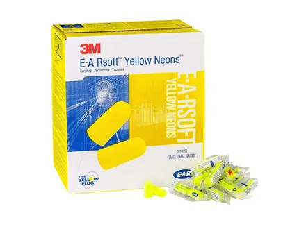3M E-A-R Yellow Neons oorpluggen met koord