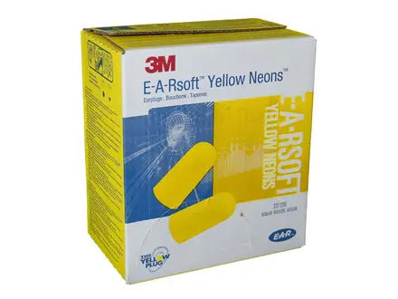 3M E-A-R Yellow Neons oorpluggen met koord