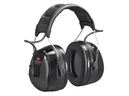 Casque antibruit 3M Peltor WorkTunes Pro avec bandeau et radio FM