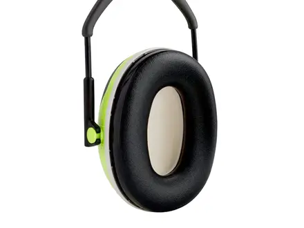 3M Peltor X4A Hi-Vis earmuffs with headband