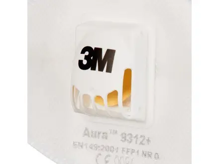 3M Aura 9312+ foldable dust mask FFP1 NR DV with exhalation valve