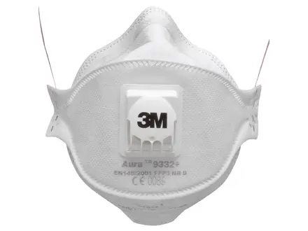 3M Aura 9332+ folding dust mask FFP3 with exhalation valve