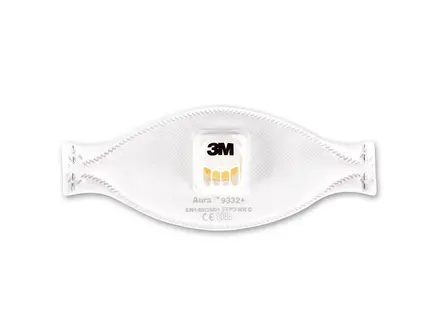 3M Aura 9332+ folding dust mask FFP3 with exhalation valve