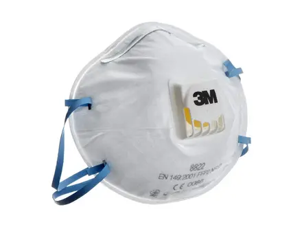 3M 8822 stofmasker cup FFP2 NR D V met uitademventiel
