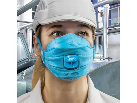 JSP SpringFit Blu 439ML foldable dust mask FFP3 NR D with exhalation valve