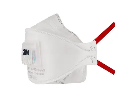 3M Aura 9332+ Gen3 folding dust mask FFP3 NR DV with exhalation valve