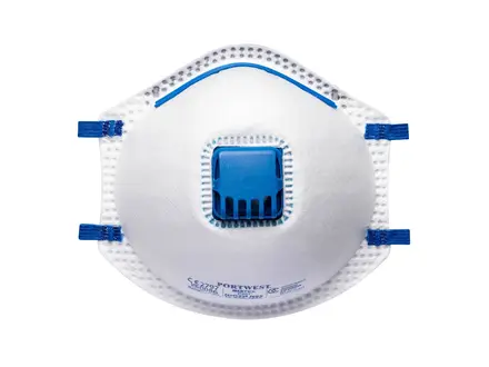 Portwest P201 stofmasker cup FFP2 NR V met uitademventiel