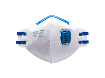 Portwest P251 stofmasker vouw FFP2 met uitademventiel